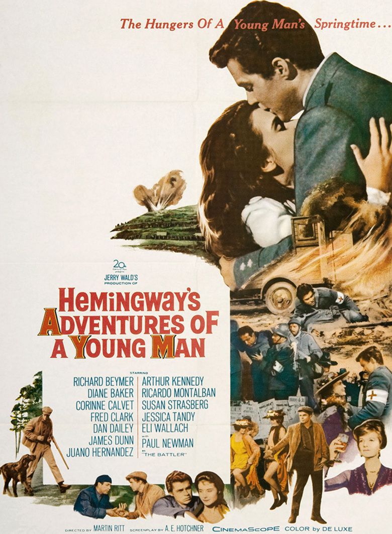 Hemingways Adventures of a Young Man movie poster