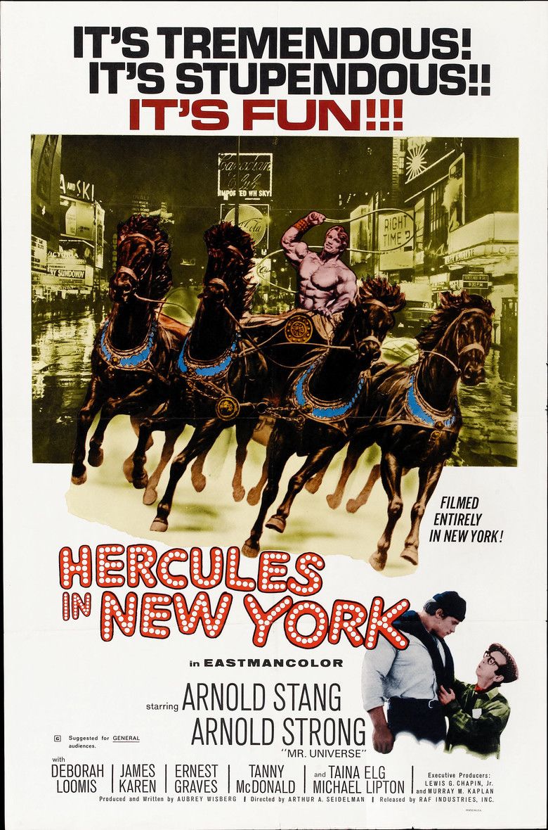 Hercules in New York movie poster