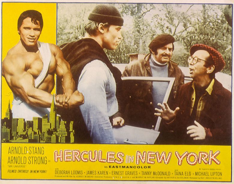 Hercules in New York movie scenes