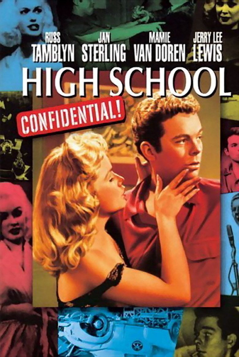 High School Confidential (film) movie poster