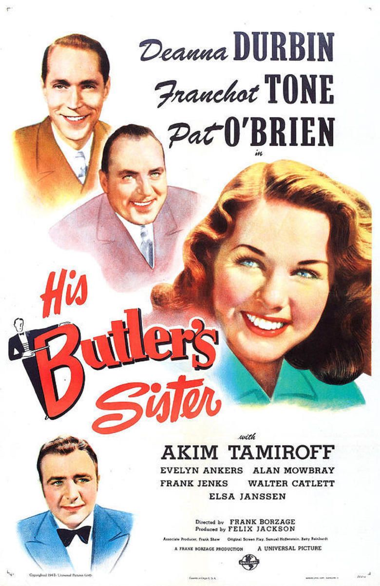 His Butlers Sister movie poster