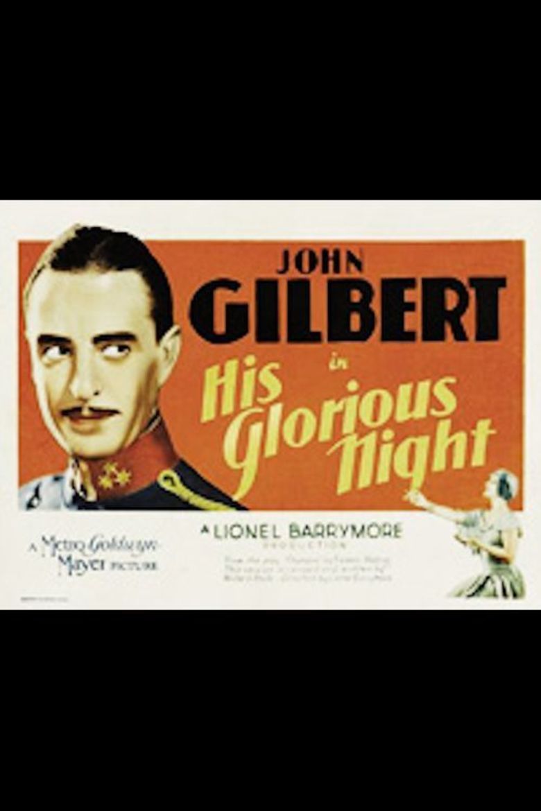 His Glorious Night movie poster
