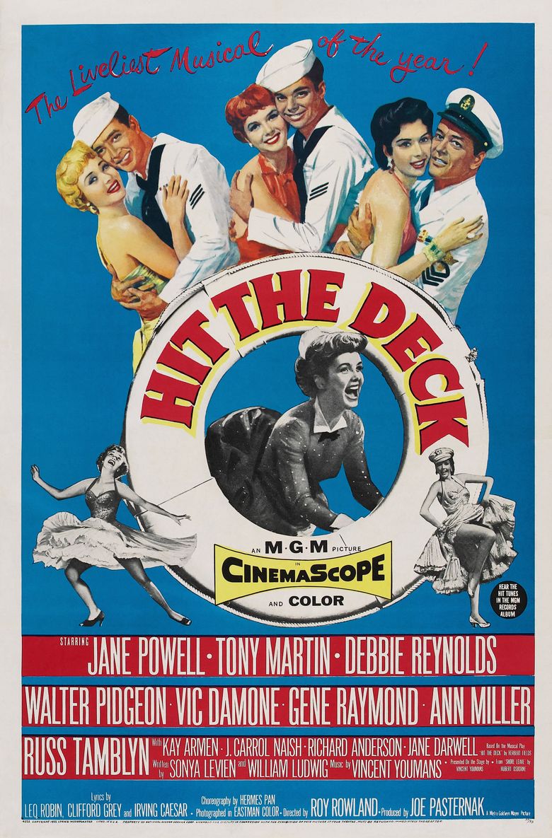 Hit the Deck (1955 film) movie poster