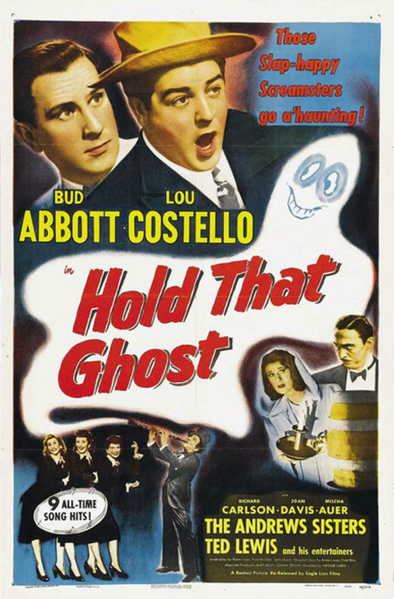 Hold That Ghost movie poster