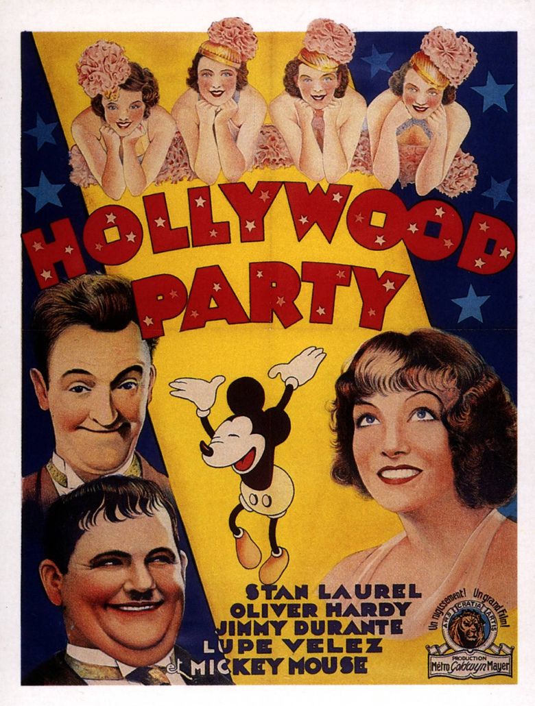 Hollywood Party (1934 film) movie poster
