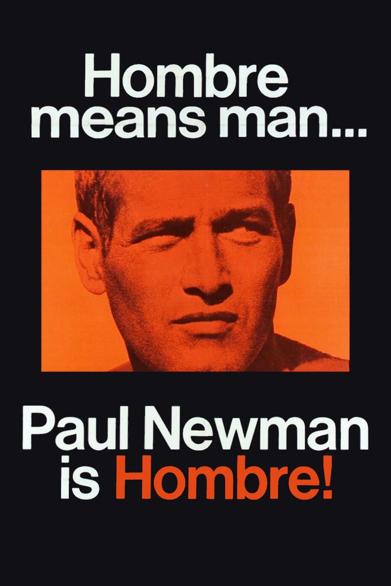 Hombre (film) movie poster