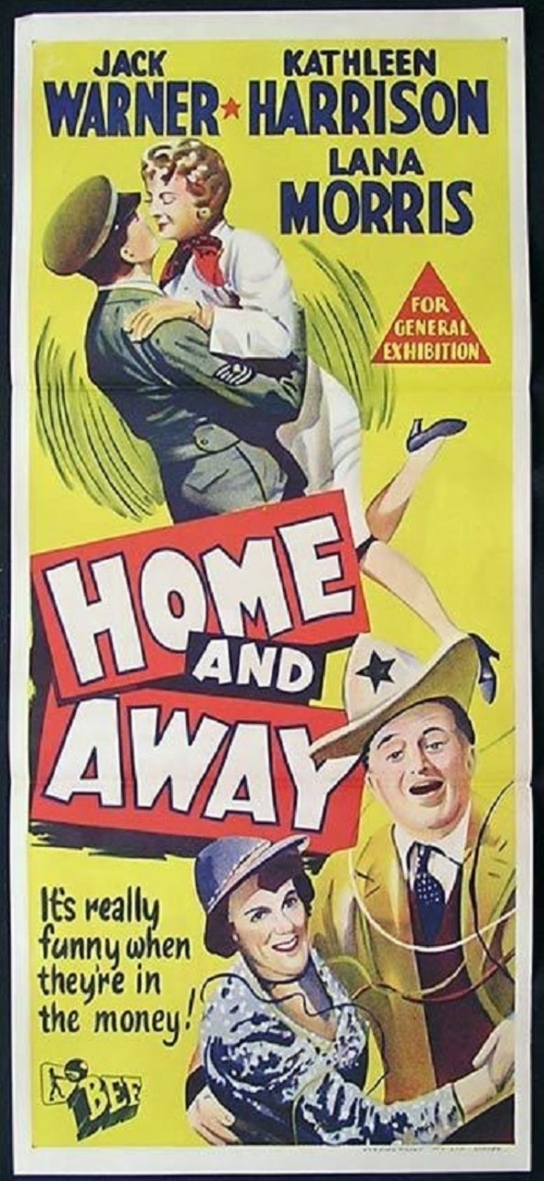 Home and Away (1956 film) movie poster