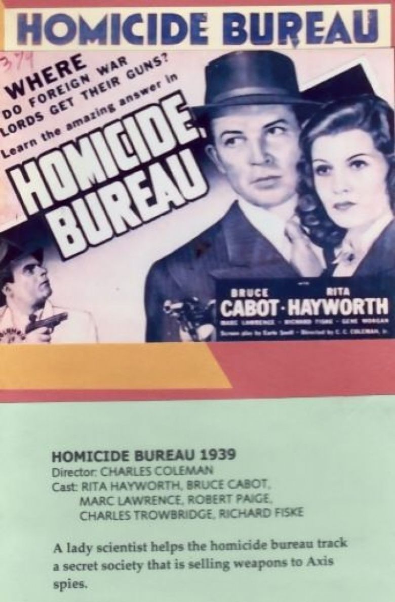 Homicide Bureau movie poster