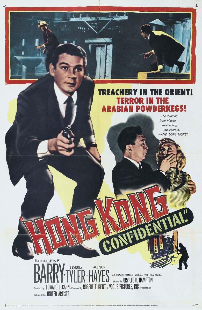 Hong Kong Confidential (1958 film) movie poster