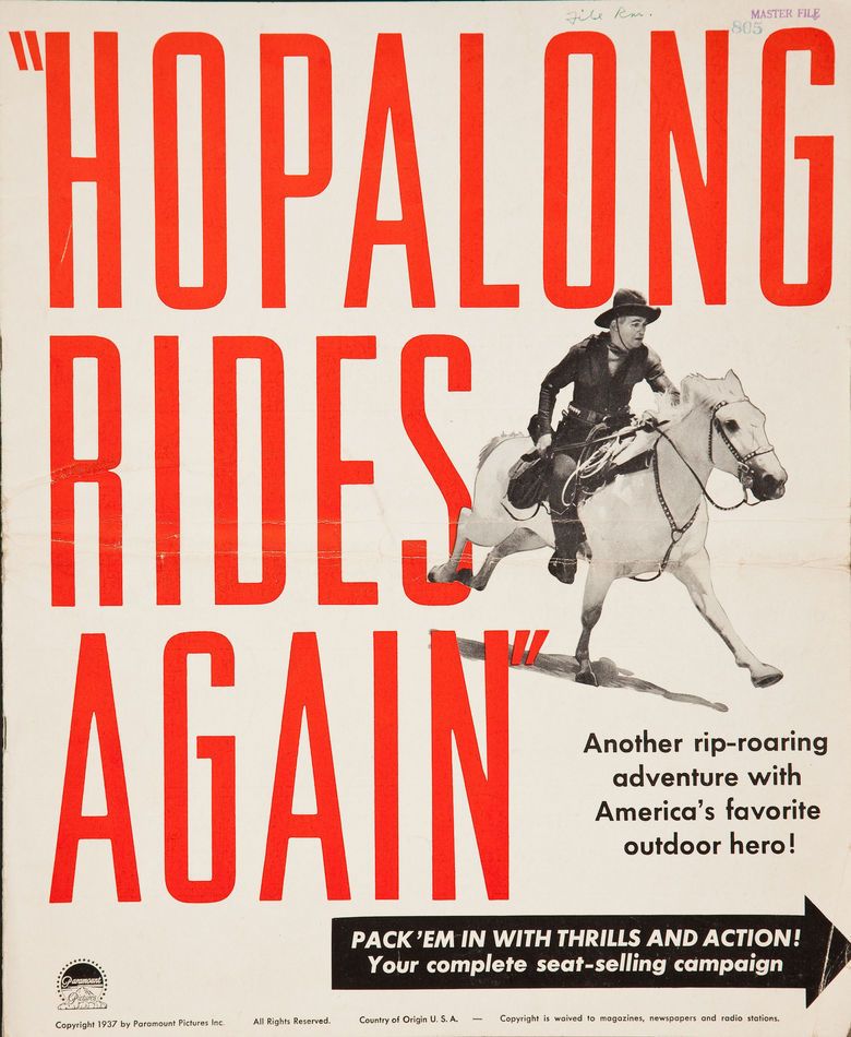 Hopalong Rides Again movie poster