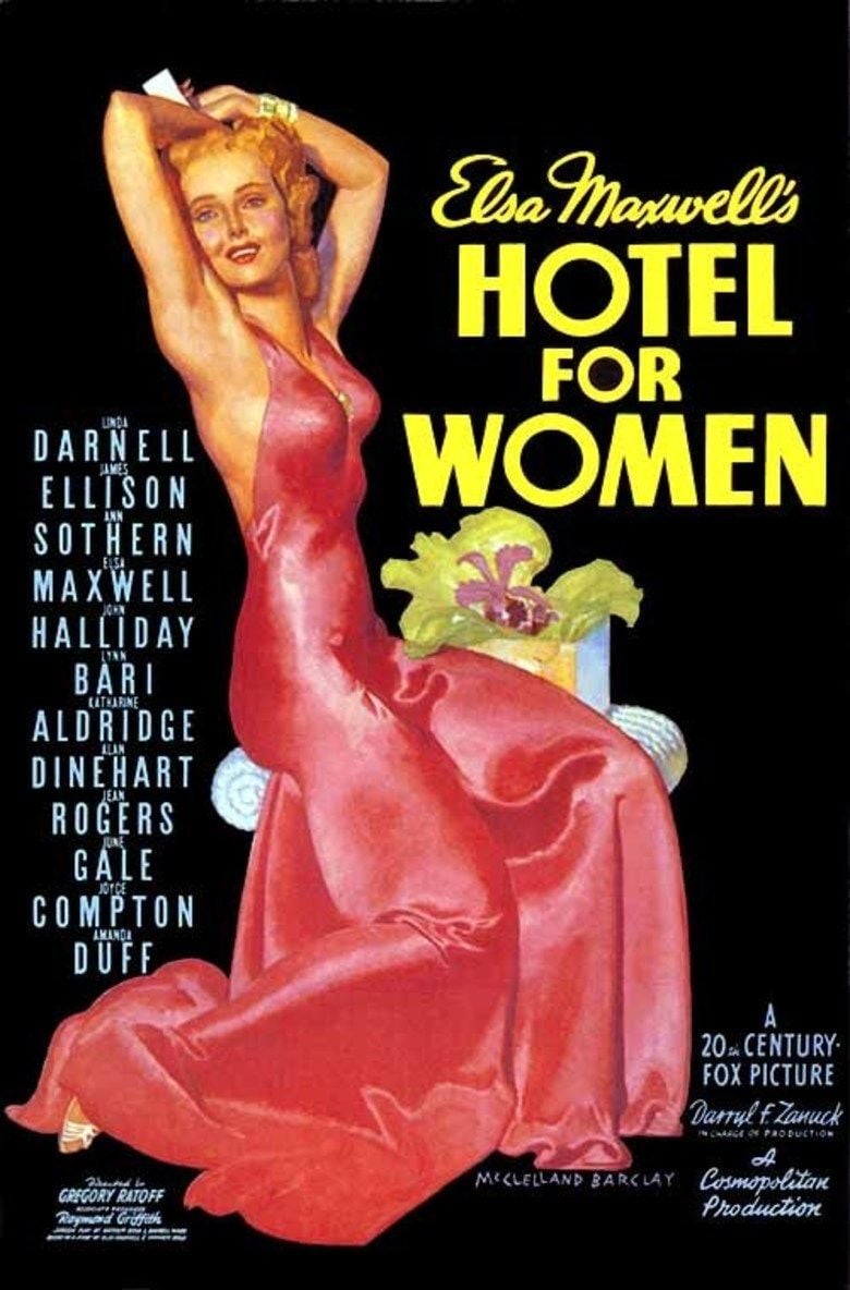 Hotel for Women movie poster