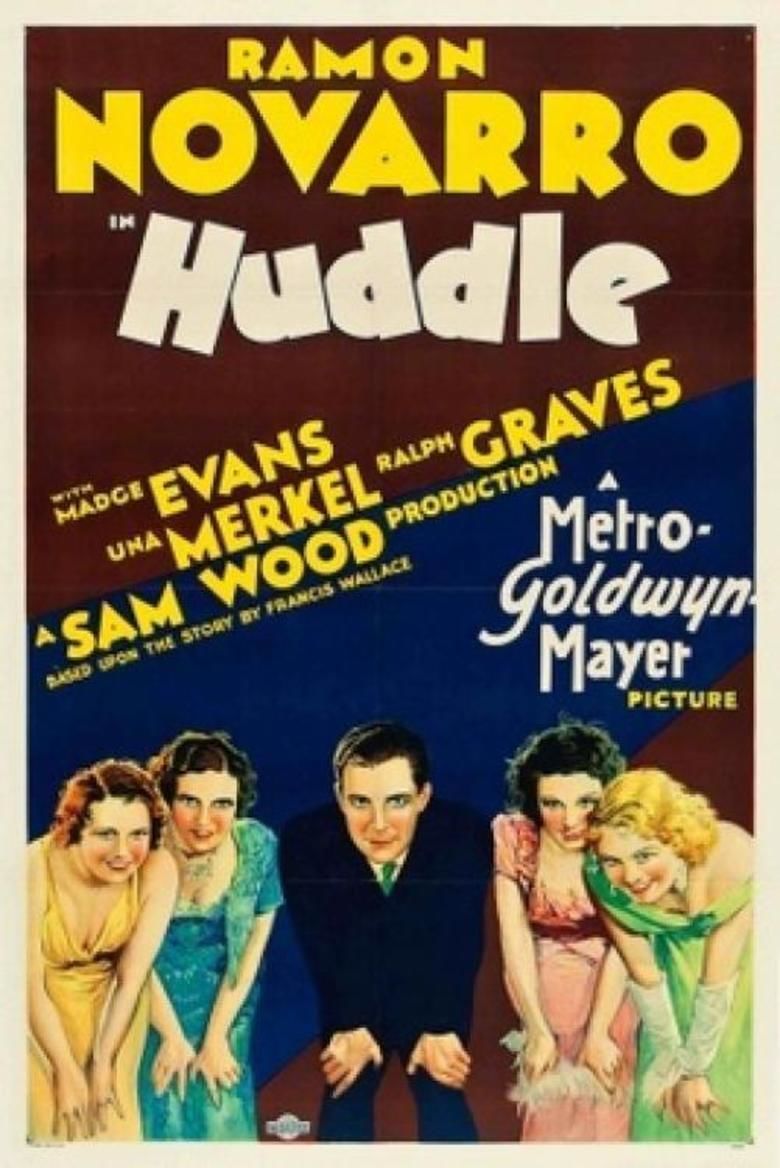 Huddle (film) movie poster