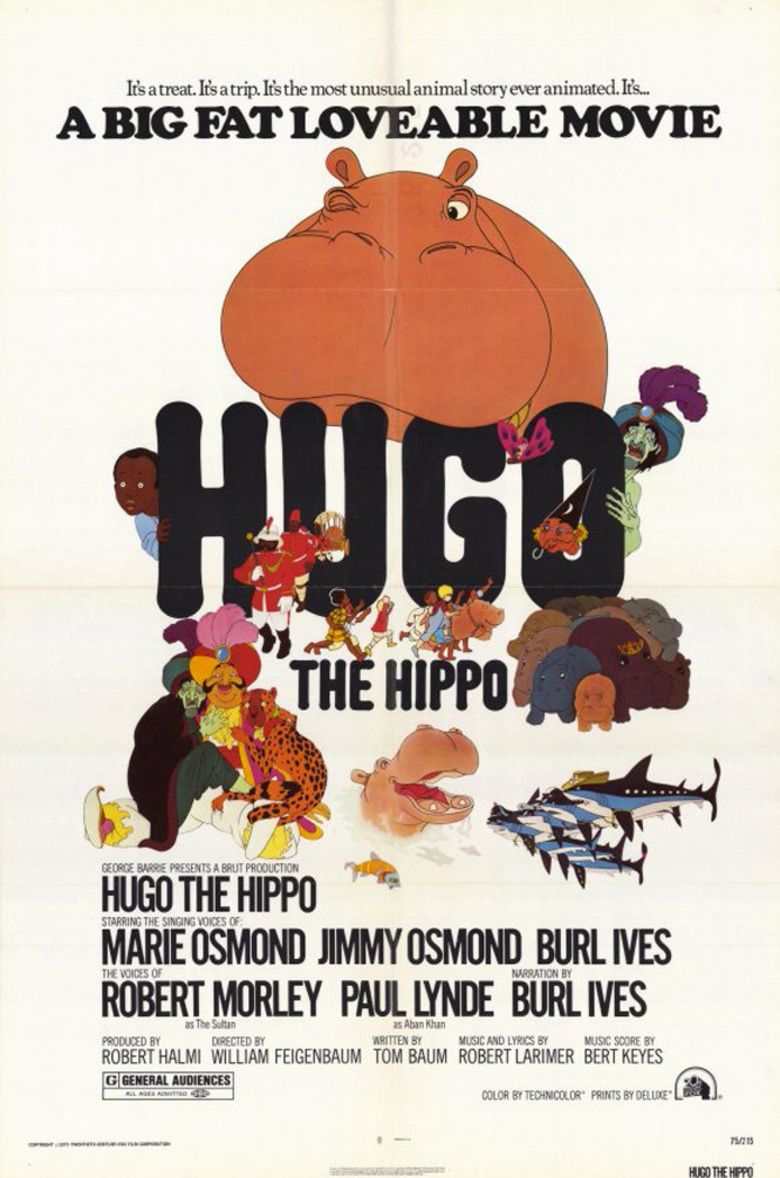 Hugo the Hippo movie poster