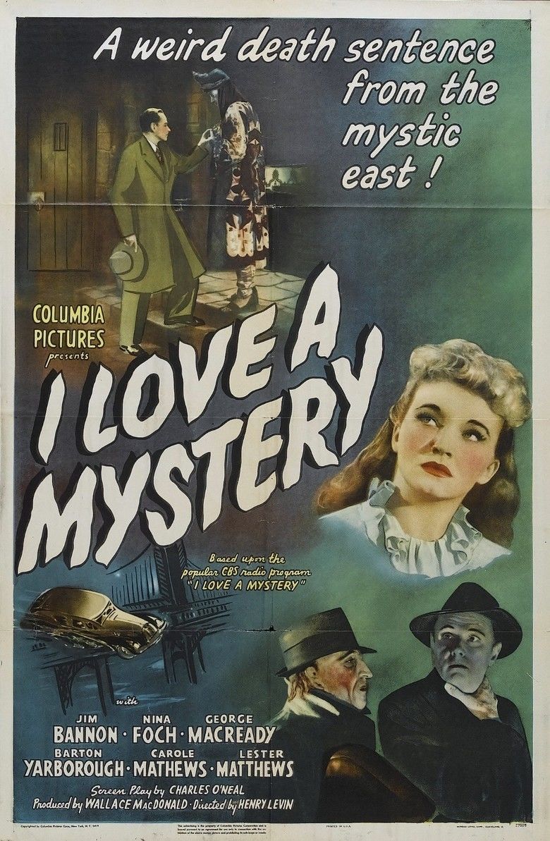 I Love a Mystery (film) movie poster