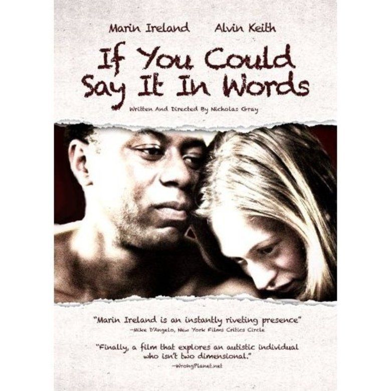 If You Could Say It in Words movie poster
