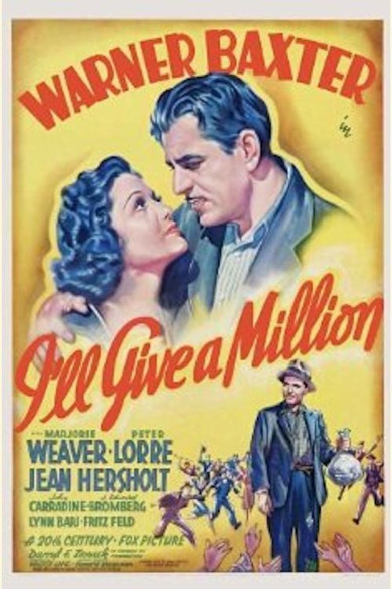 Ill Give a Million (1938 film) movie poster