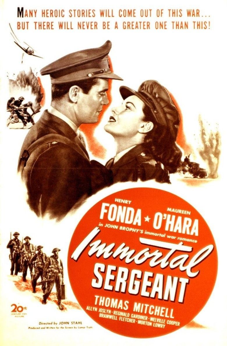 Immortal Sergeant movie poster