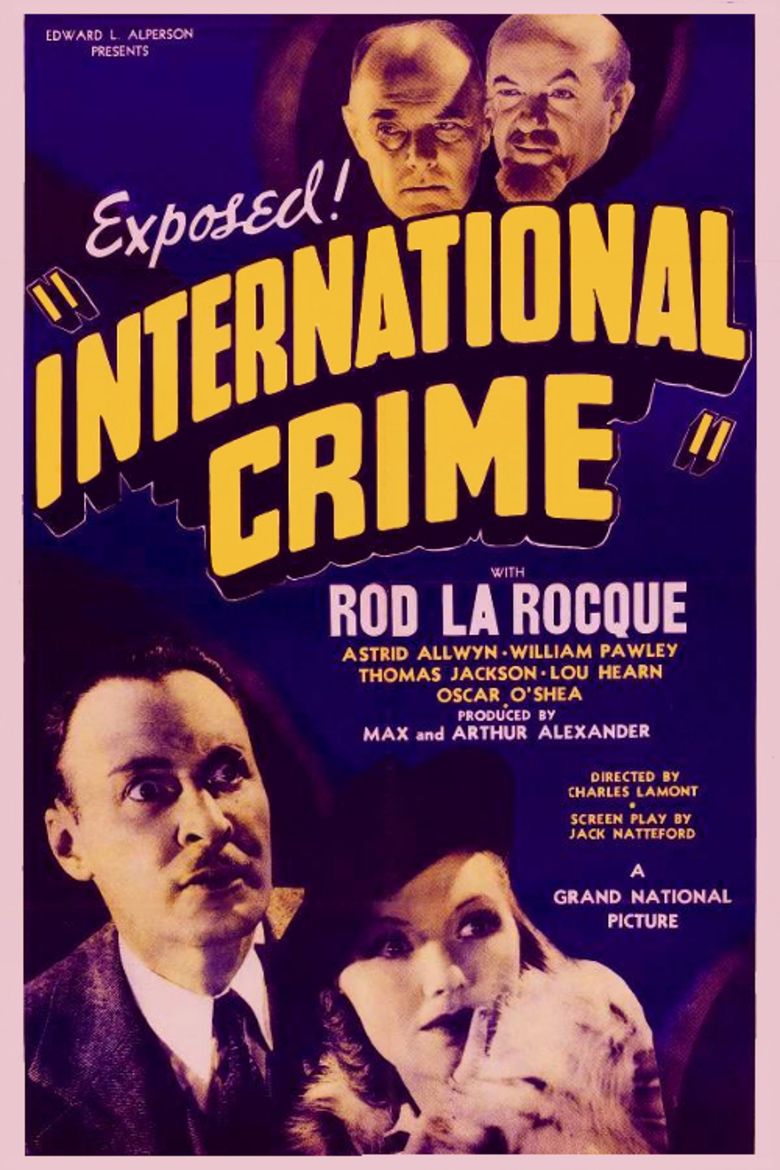 International Crime (1938 film) movie poster