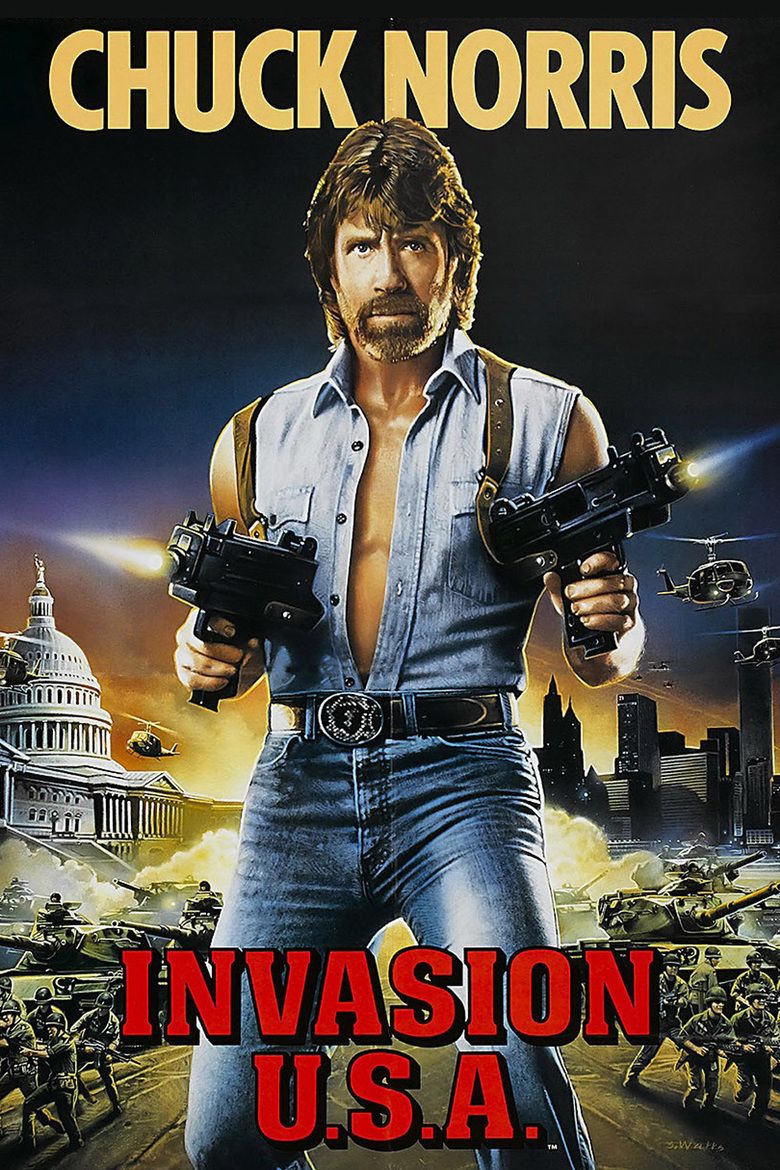 Invasion USA (1985 film) movie poster