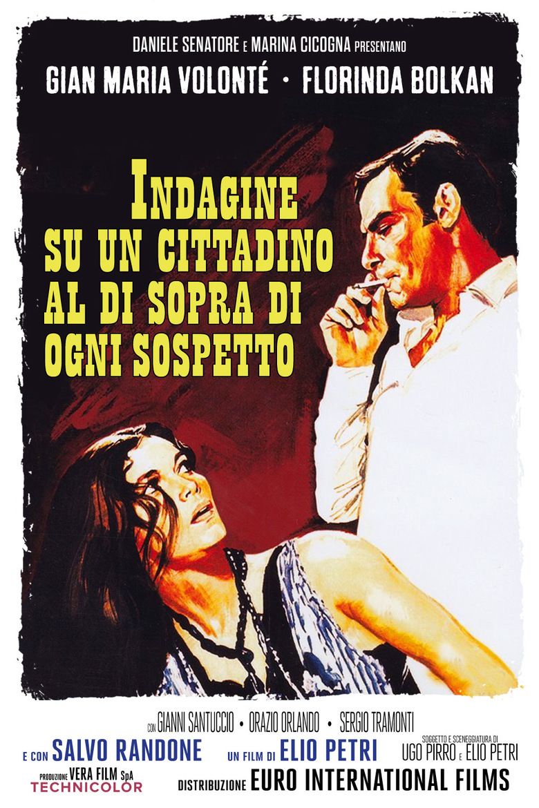 Investigation of a Citizen Above Suspicion movie poster