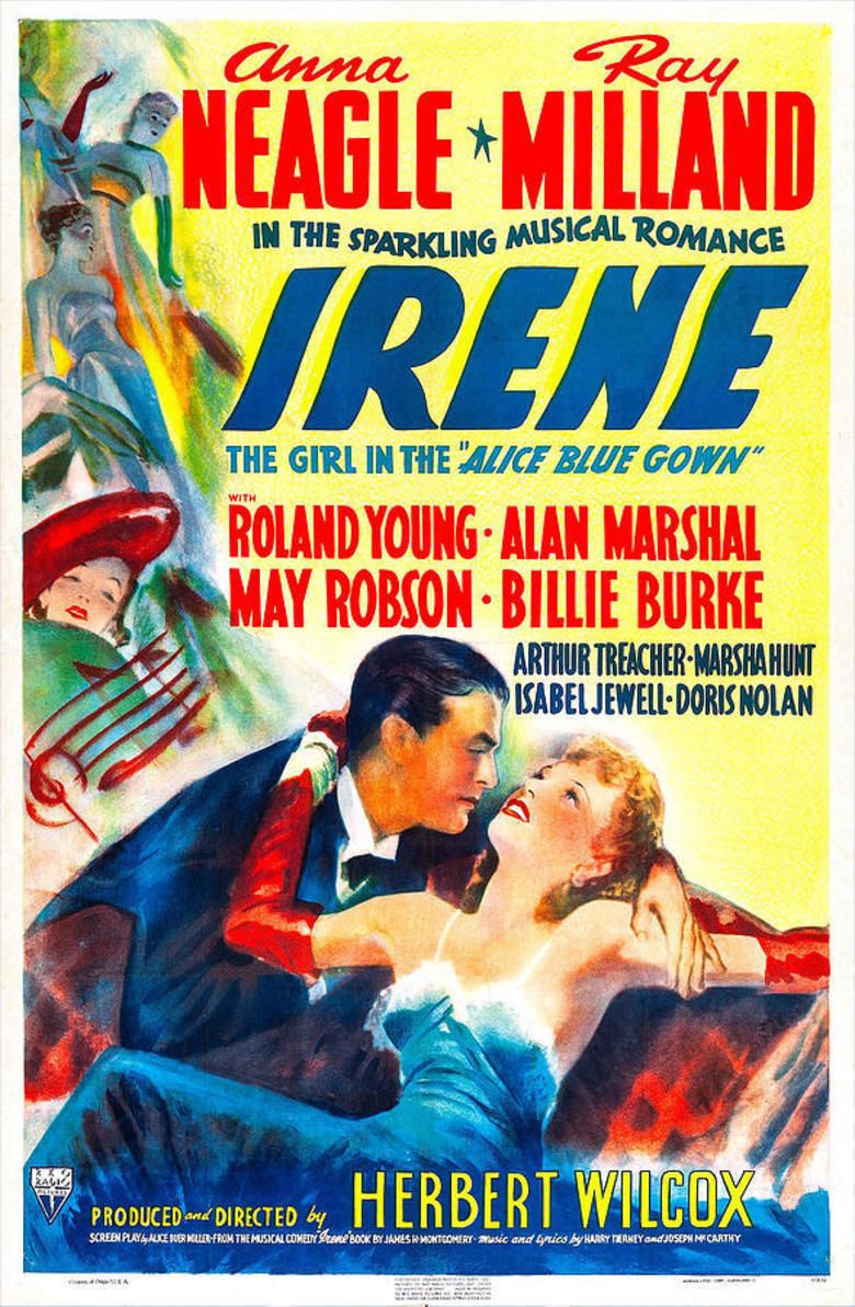 Irene (1940 film) movie poster