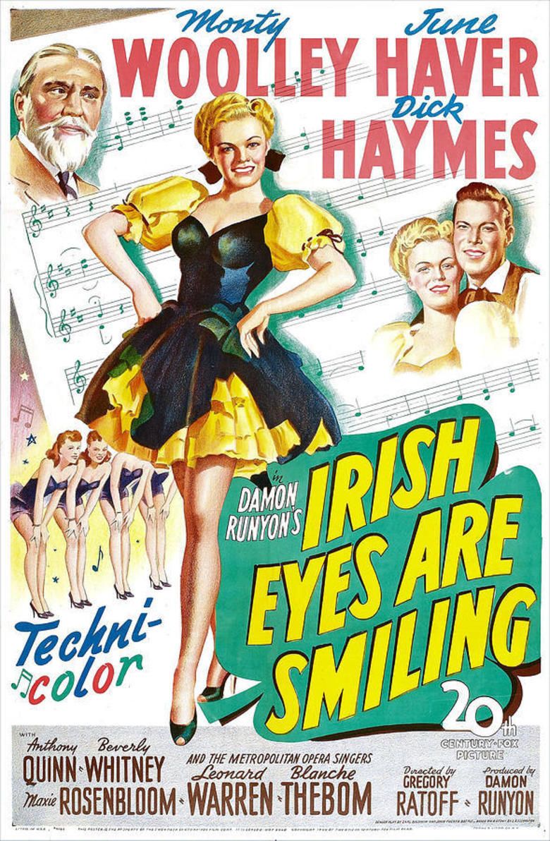 Irish Eyes Are Smiling movie poster