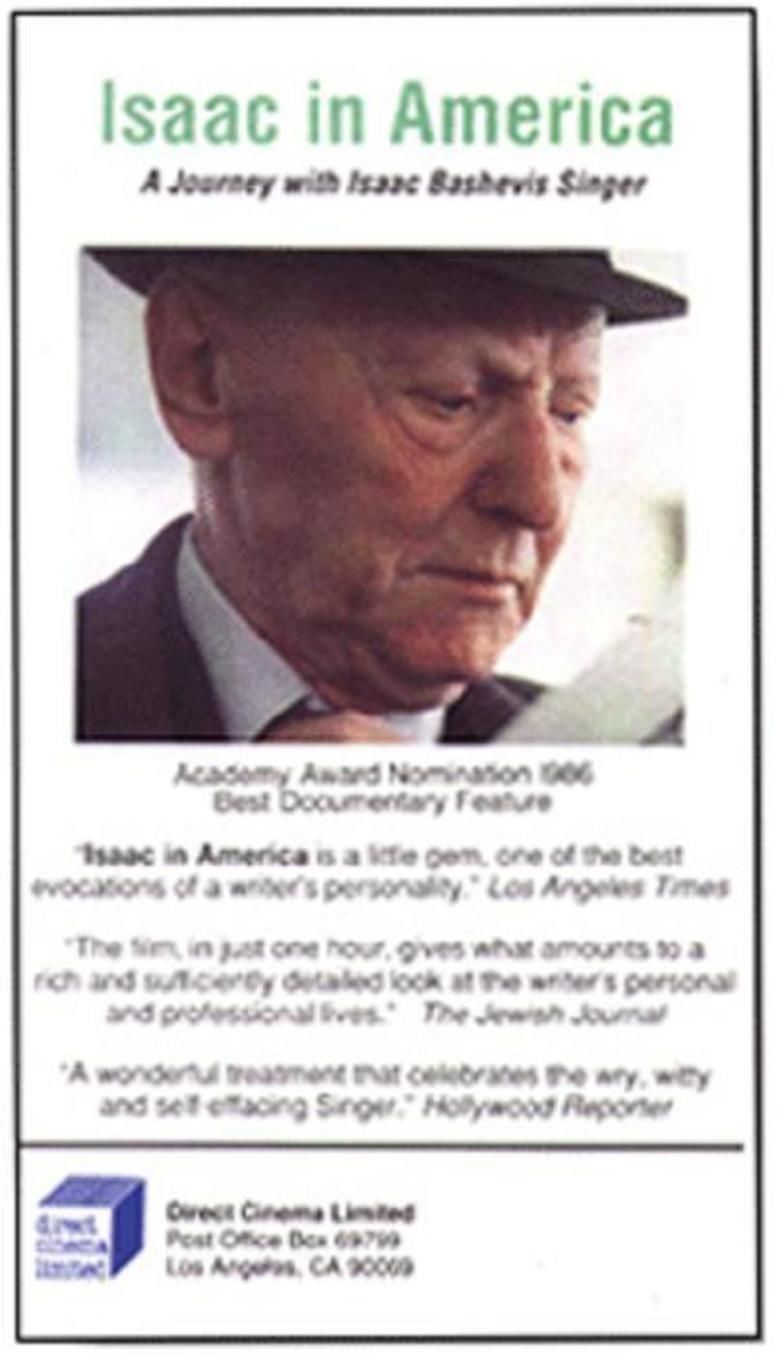 Isaac in America: A Journey with Isaac Bashevis Singer movie poster