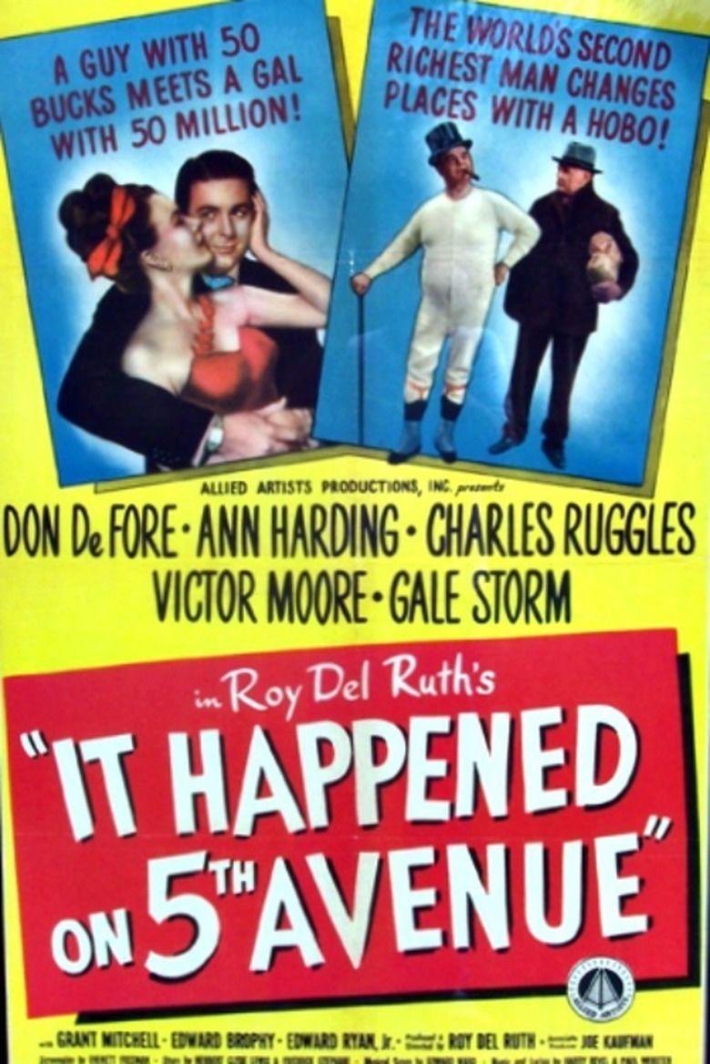 It Happened on Fifth Avenue movie poster