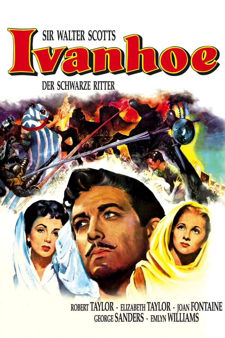 Ivanhoe (1952 film) movie poster