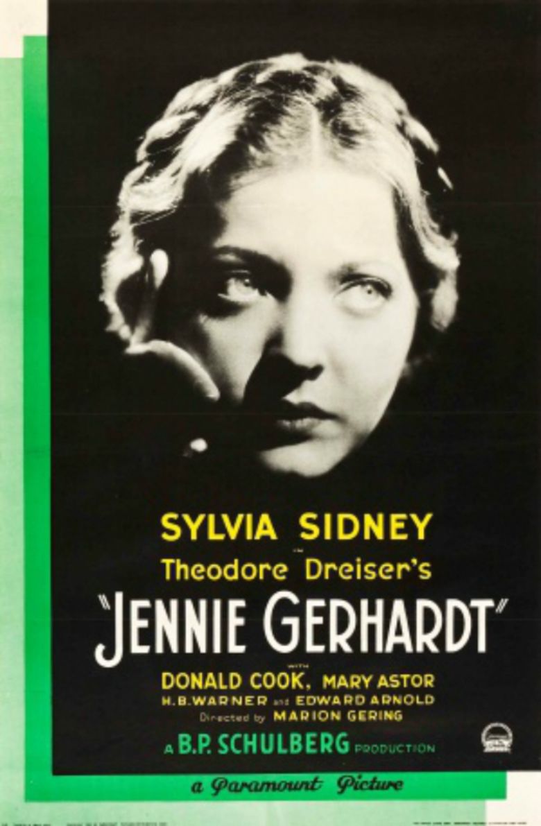 Jennie Gerhardt (film) movie poster