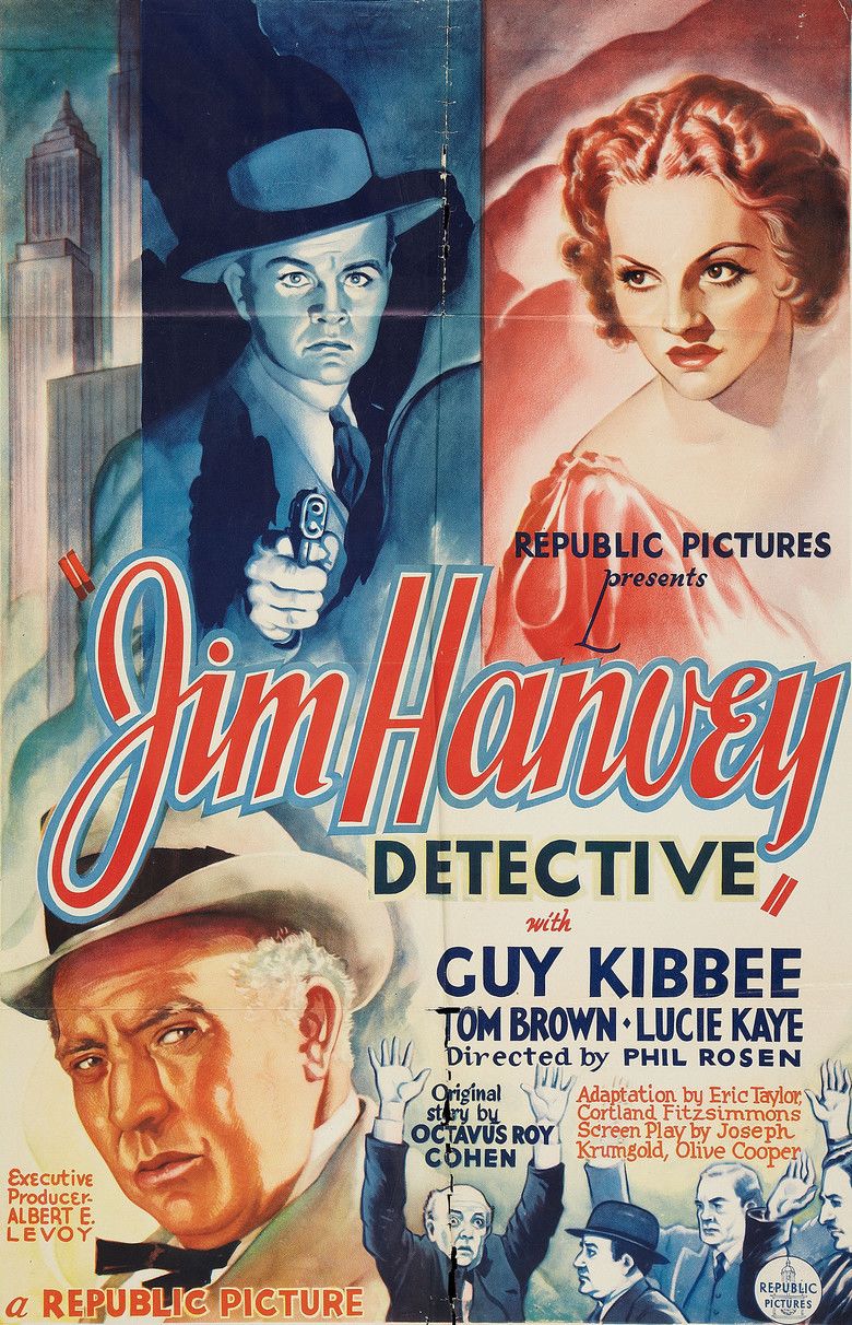 Jim Hanvey, Detective movie poster