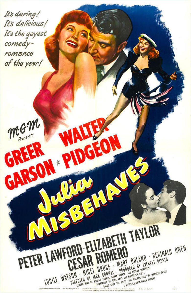 Julia Misbehaves movie poster