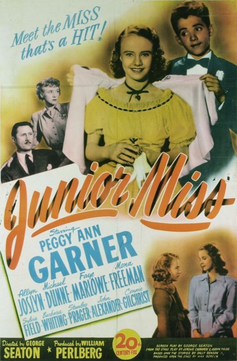 Junior Miss (film) movie poster