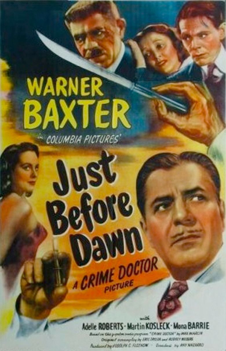 Just Before Dawn (1946 film) movie poster