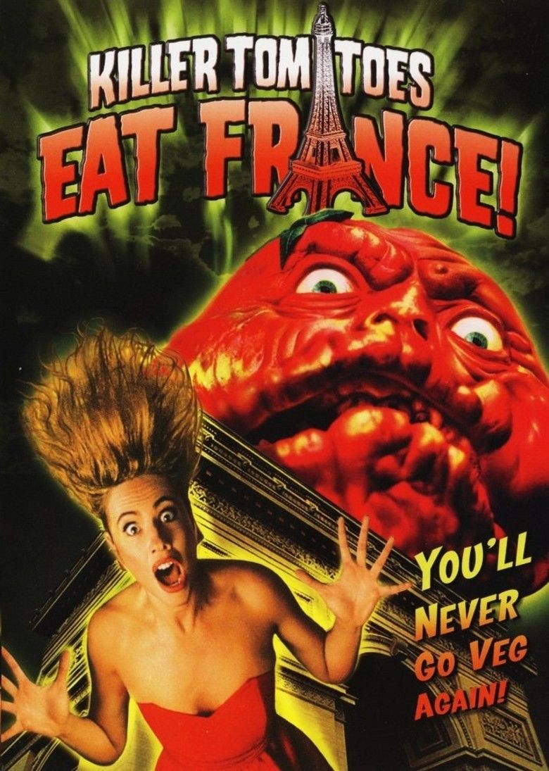 Killer Tomatoes Eat France movie poster
