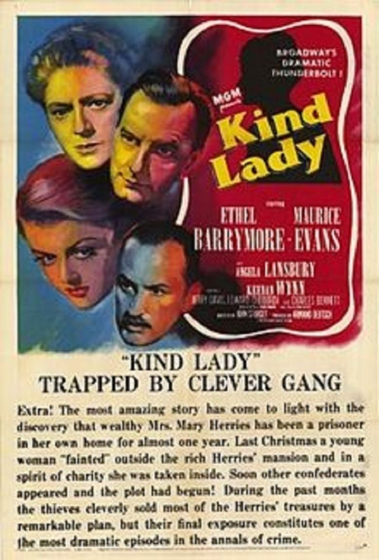 Kind Lady (1951 film) movie poster