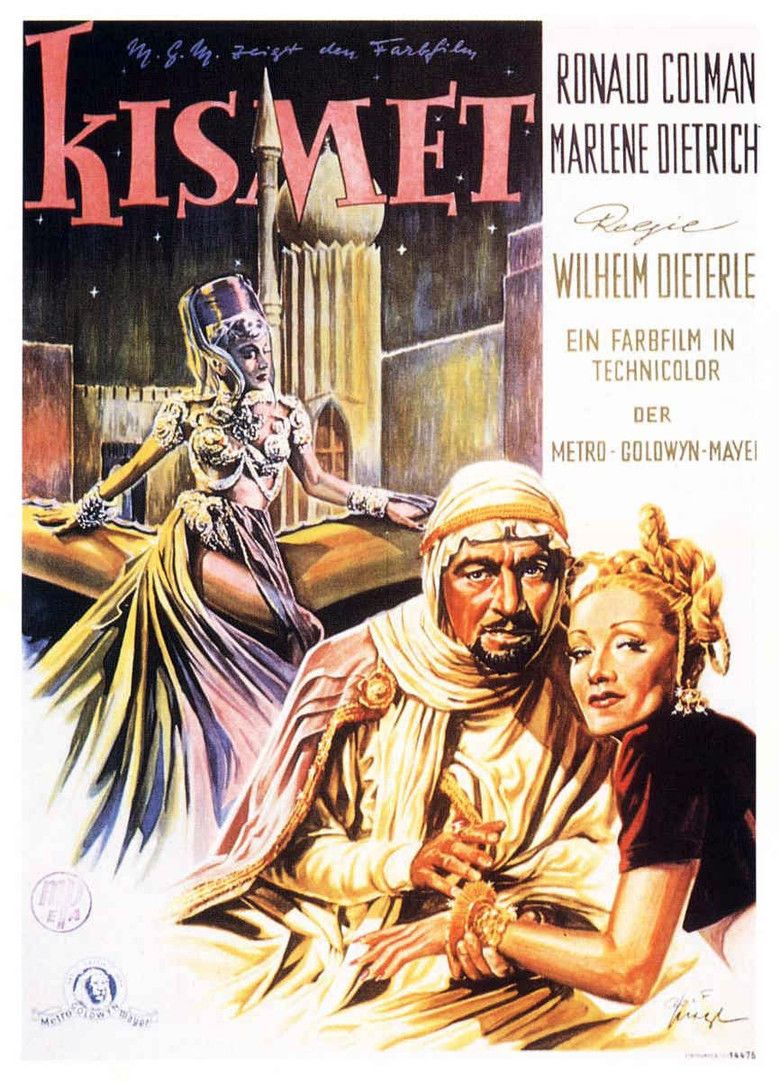 Kismet (1944 film) movie poster