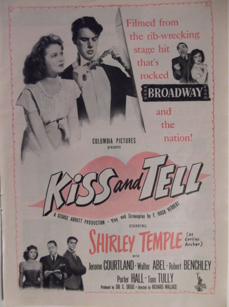 Kiss and Tell (1945 film) movie poster