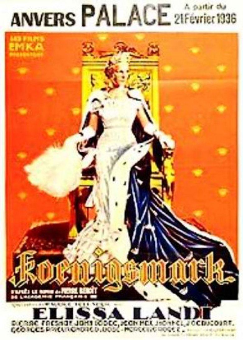Koenigsmark (1935 film) movie poster