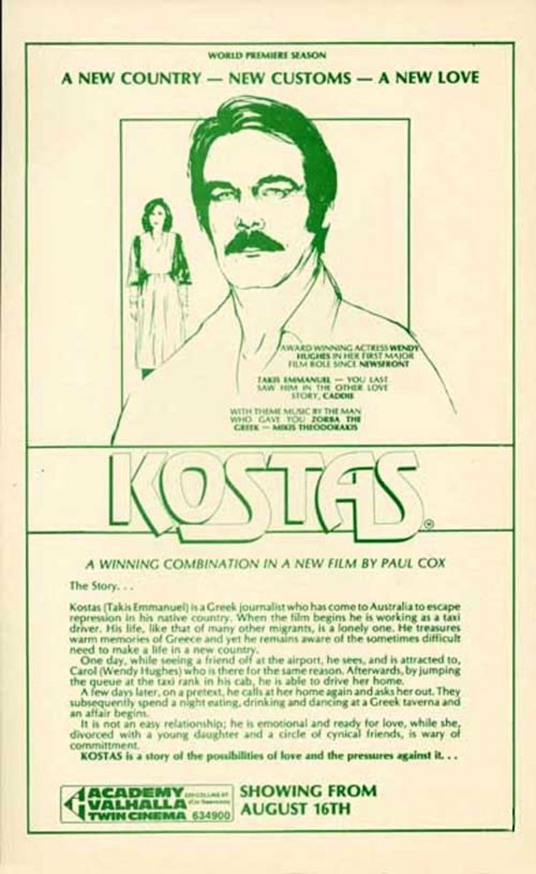 Kostas (film) movie poster