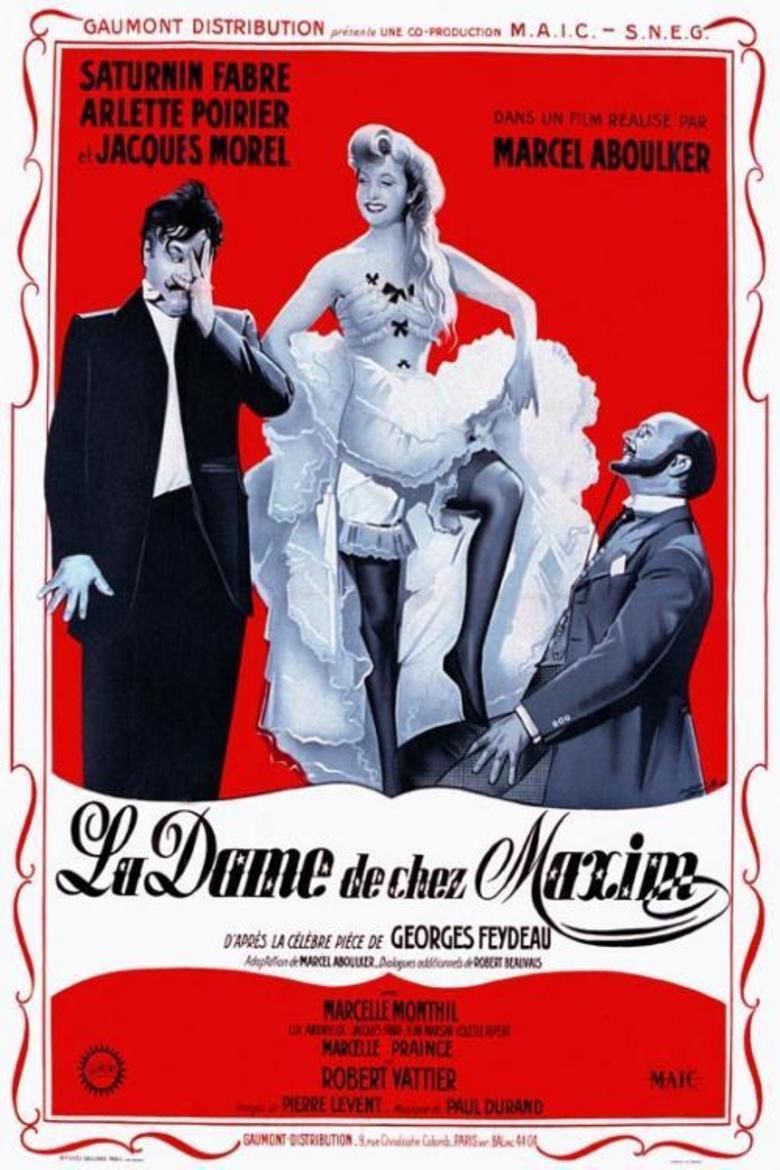 La dame de chez Maxims (1933 film) movie poster