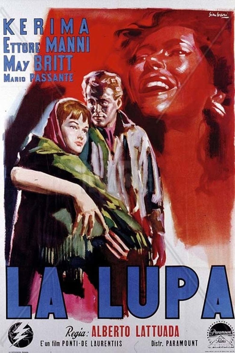 La lupa (1953 film) movie poster