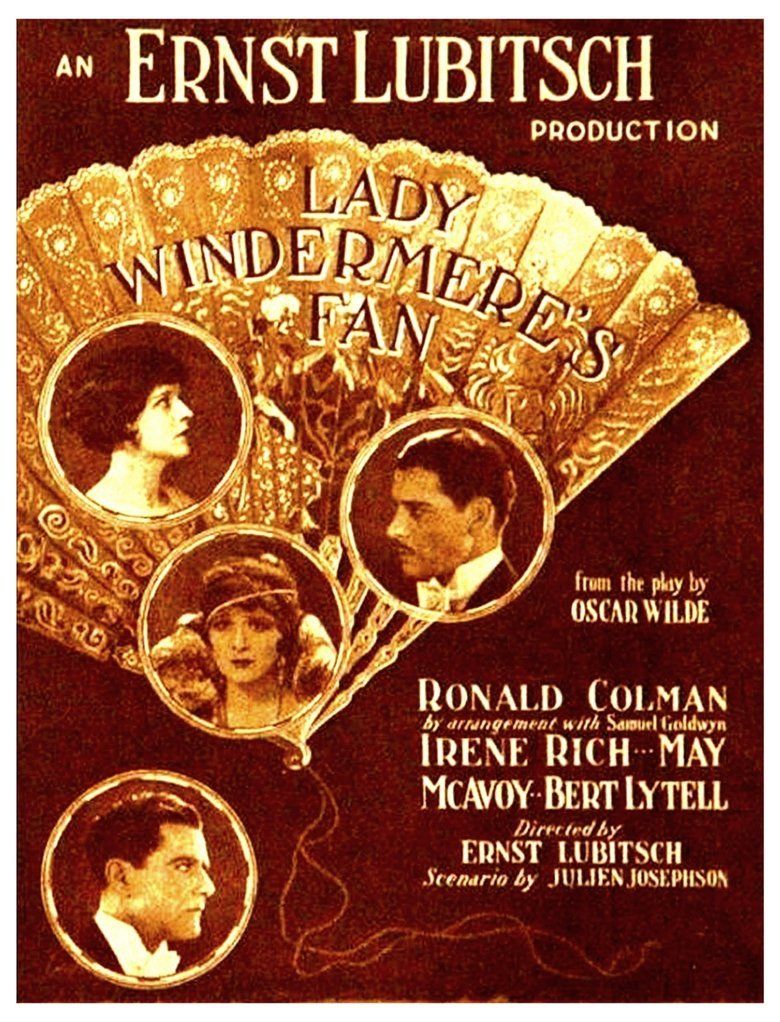 Lady Windermeres Fan (1925 film) movie poster