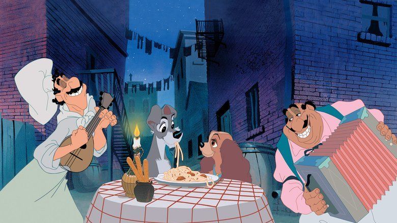 Lady and the Tramp movie scenes