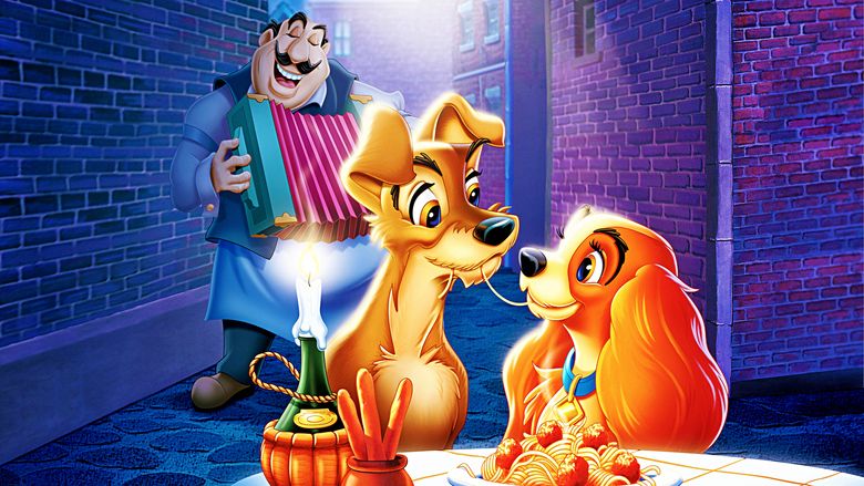 Lady and the Tramp movie scenes
