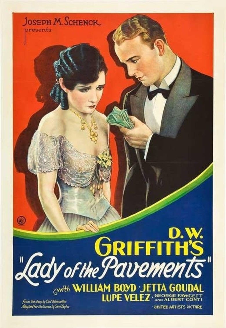 Lady of the Pavements movie poster