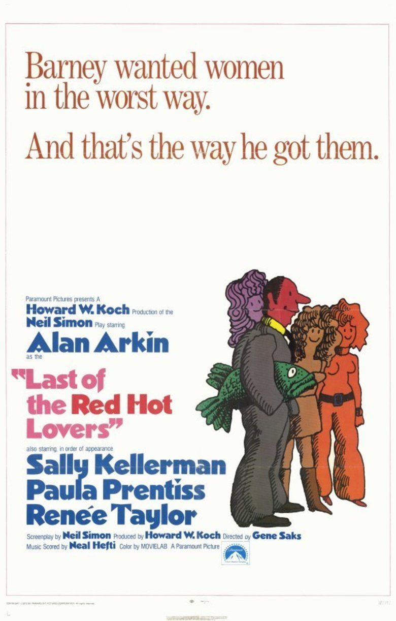 Last of the Red Hot Lovers (film) movie poster