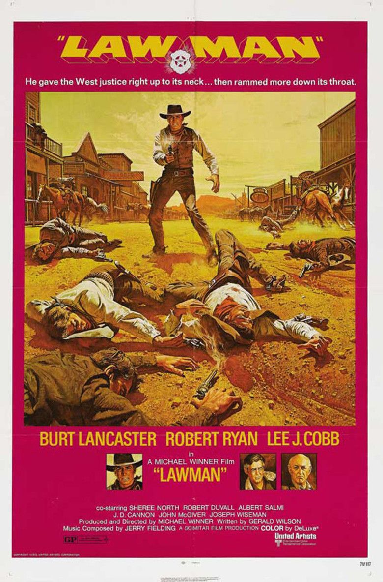 Lawman (film) movie poster