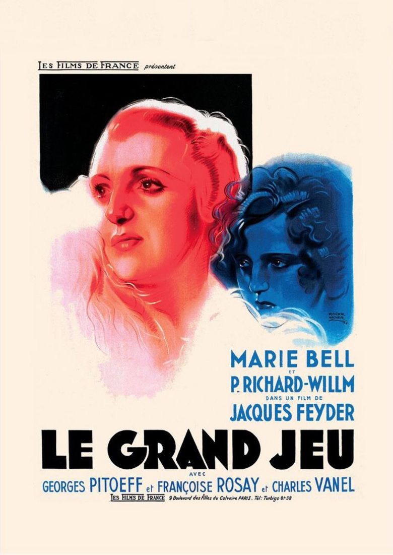 Le Grand Jeu (1934 film) movie poster