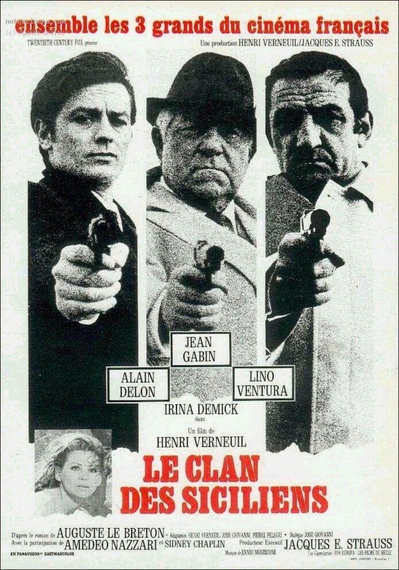 Le clan des siciliens movie poster
